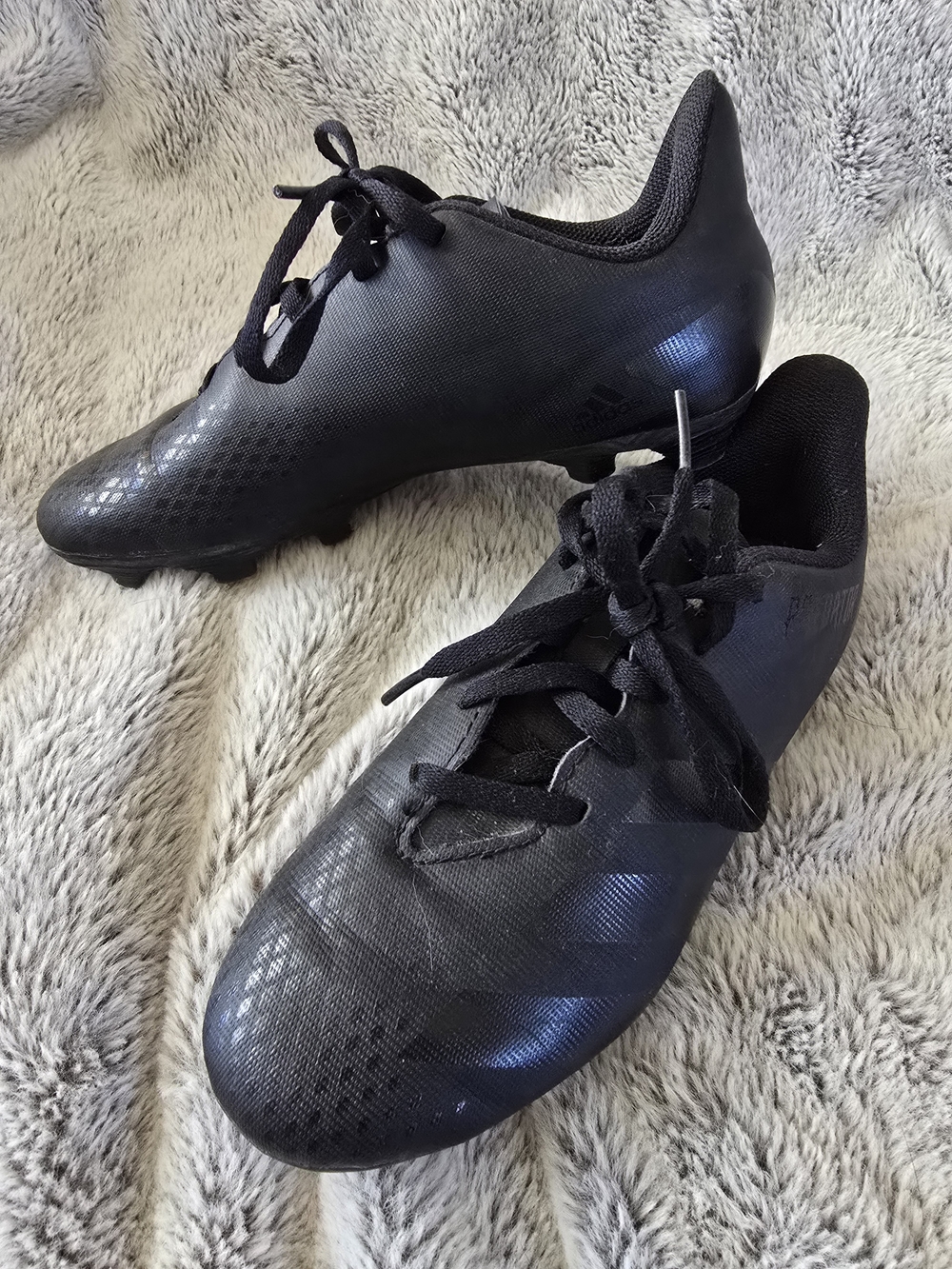 adidas Predator Black Kids Athletic Soccer Cleats